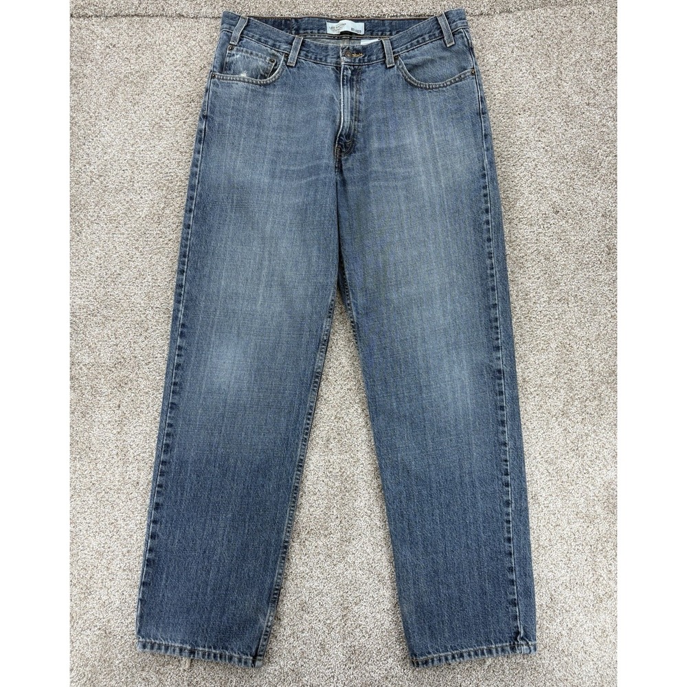 Vintage Levi's Signature Jeans Men's 36x34 Blue Relaxed Loose Rancher‎ Baggy Y2K